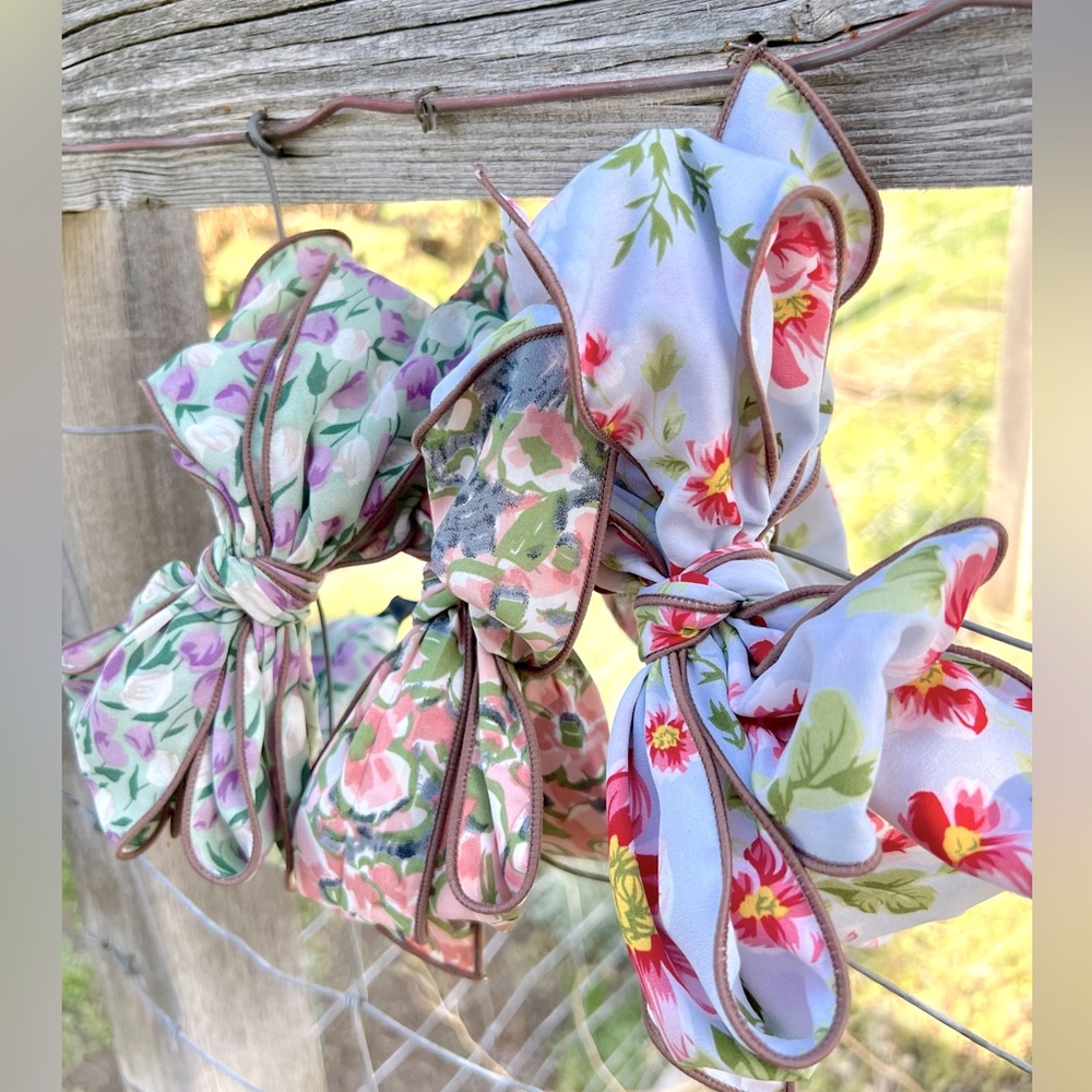New! “Bloom” Big Bow Handmade Statement Headband